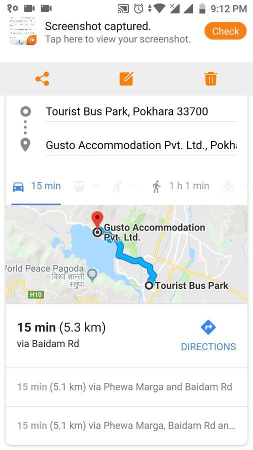 Gusto Accommodation Pokhara Exterior photo